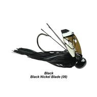  Picasso Lures 3/4oz Knocker Heavy Cover- Black - Black Nickel Blade