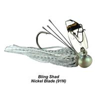  Picasso Lures 3/4oz Knocker Heavy Cover- Bling Shad - Nickel Blade