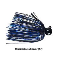  Picasso Lures3/16oz Tungsten Little Spotty Jig - Black Blue Shower