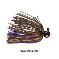  Picasso Lures 3/8oz Tungsten Little Spotty Jig - Pbj Bling