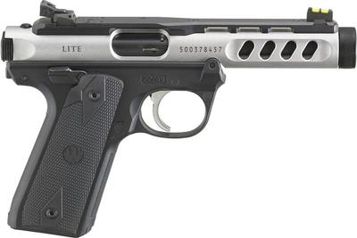 RUGER MARK IV 22/45 LITE OR SILVER .22 LR 4.4