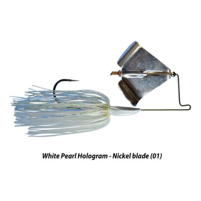 1/4OZ Picasso Rusty Squeaker Buzzbait - White Pearl/Nickel
