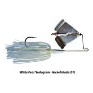  1/4oz Picasso Rusty Squeaker Buzzbait - White Pearl/Nickel