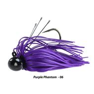  Picasso Tungsten Football Jig- 1/4 Oz - Purple Phantom- 3/0