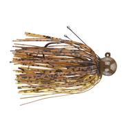  Picasso Tungsten Football Jig 3/8oz -- Green Pumpkin Tiger/Char- 4/0