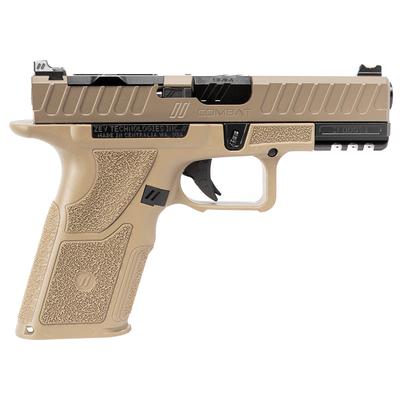 ZEV TECH OZ9 V2 COMBAT PISTOL FDE, COMPACT SLIDE WITH FDE X GRIP