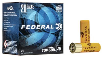 FEDERAL AMMUNITION TOP GUN 20 GAUGE 7.5 SHOT SIZE