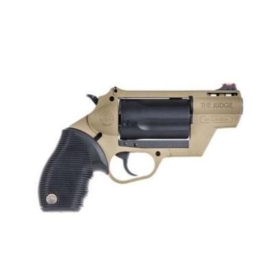 TAURUS JUDGE PUBLIC DEFENDER .410/45 COLT REVOLVER, FDE - 2-441021FDE