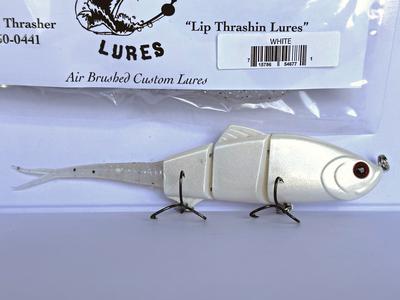 Lip “Thrashin” Lures Slick Stick Pro Series - WHITE SS SWIMBAIT