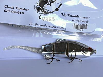 Lip “Thrashin” Lures Slick Stick Pro Series - CHROME SS SWIM BAIT