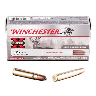 WINCHESTER .35 REMINGTON 200 GRAIN SUPER-X CENTERFIRE RIFLE AMMUNITION, 20RDS - X35R1