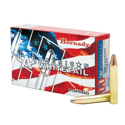 HORNADY AMERICAN WHITETAIL 170 GR INTERLOCK .350 LEGEND AMMO, 20/BOX - 81196