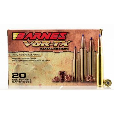 BARNES BULLETS VOR-TX 150 GR TIPPED TSX BOAT TAIL .30-06 SPFLD AMMO, 20/BOX - 21531