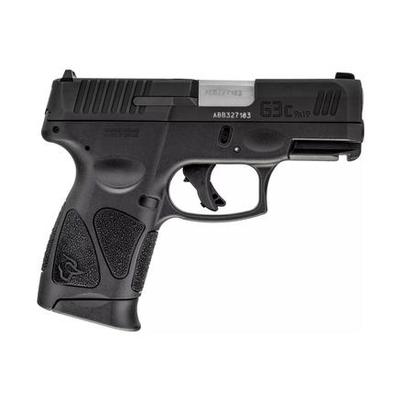 Taurus G3C Handgun 9mm Luge 12rd Magazines(2) 3.26'' Barrel Black Slide/Frame