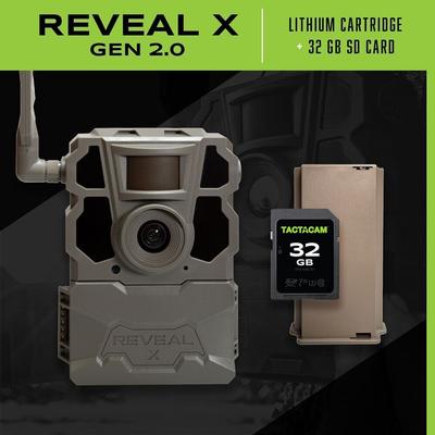 Tactacam REVEAL X 2.0 + Lithium Cartridge + 32GB SD Card