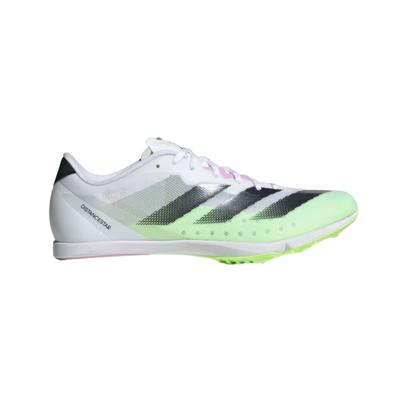Adidas Track & Field ADIZERO DISTANCESTAR SHOES  (Cloud White / Core Black / Green Spark)