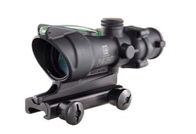 Trijicon ACOG® 4x32 BAC Riflescope - .223 / 5.56 BDC Green Chevron Reticle, Thumbscrew Mount, Tritium / Fiber Optics Illuminated