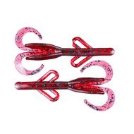  Zoom Bait Company- Brush Hog- 8pk- Red Bug