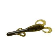  Zoom Bait Company- Brush Hog- 8pk - Green Pumpkin