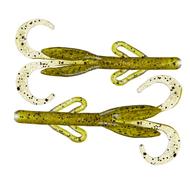  Zoom Bait Company- Brush Hog- 8pk- Watermelon Gold Flake