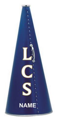  Navy Megaphone W/Logo (Add Name In Comments During Checkout)