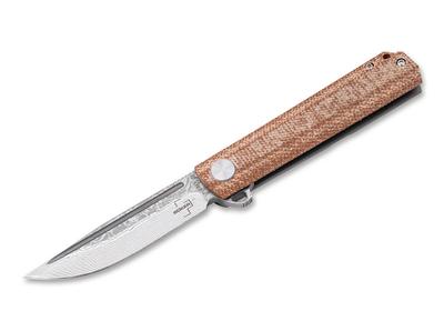 BOKER PLUS CATACLYST FLIPJOINT DAMASCUS-BROWN