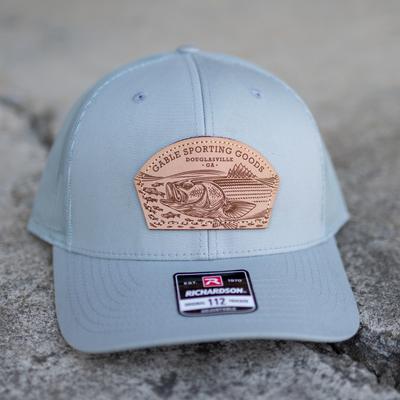 GSG FISH Leather Patch Hat -R112-SOLID QUARRY
