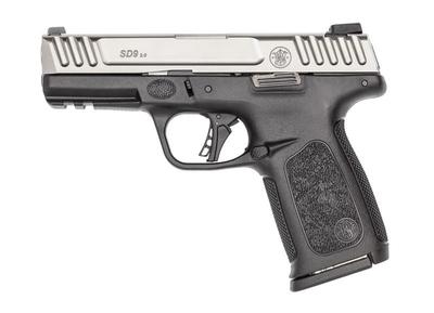 SMITH AND WESSON SD9 2.0 BLACK / STAINLESS 9MM 4