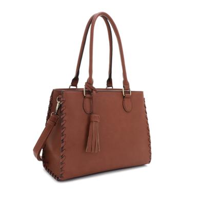 JESSIE JAMES HANDBAGS -LIONESS CONCEALED CARRY SATCHEL BAG WITH TASSEL