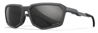 WILEY X -RECON- Matte Grey- CAPTIVATE™ Polarized Black Mirror