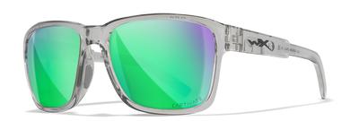 WILEY X-TREK- Gloss Crystal Light Grey-
CAPTIVATE™ Polarized Green Mirror
