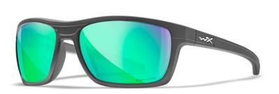 WILEY X-KINGPIN -
Matte Graphite - CAPTIVATE™ Polarized Green Mirror