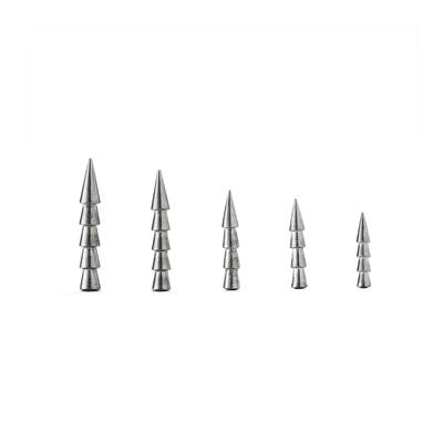 NAKO 97% Purity Tungsten Polished Nail Weights |1/32 oz (10-piece)