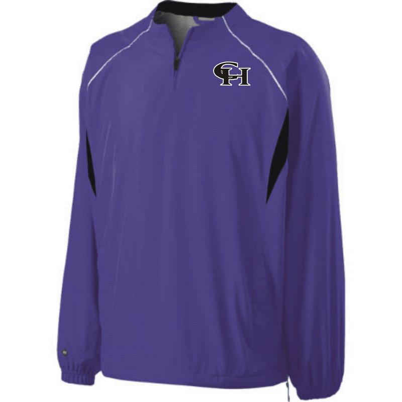 Gable Sporting Goods | Holloway Purple/Bk/Wt Pullover w/ logo | Gable