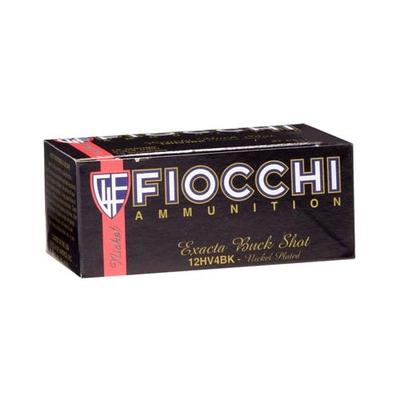 FIOCCHI EXACTA BUCK SHOT 12 GA 2.75-INCH #4 NICKEL BUCKSHOT 27 PELLETS 10RDS
