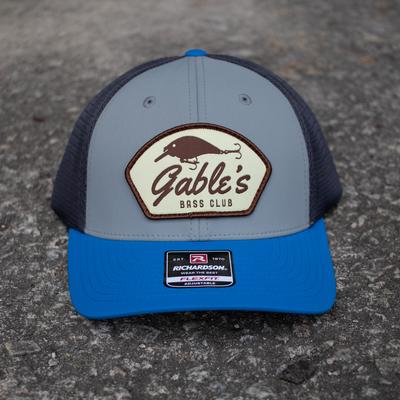 Gable's Bass Club Collection -173-Cement Grey/Dark Charcoal/Pool Blue