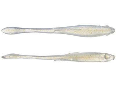 6th Sense Glitch 3.8 Worm 10pk - GHOST ICE MINNOW