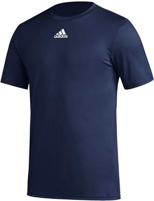 Adidas Mens SS Pregame Bos Tee Team Navy
