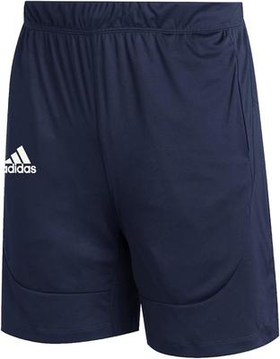 Adidas Sideline 21 Knit Short w/Pocket - Mens Multi-Sport Team Navy Blue-White