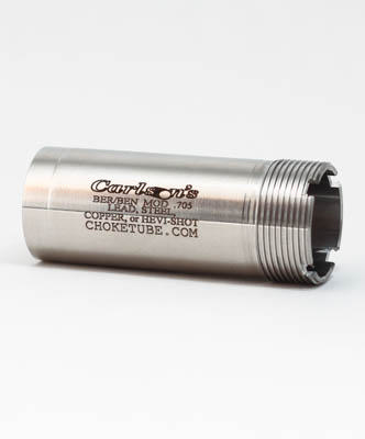 CARLSON`S CHOKE TUBES : BERETTA BENELLI MOBIL FLUSH MOUNT REPLACEMENT STAINLESS CHOKE TUBES: Extra-Full