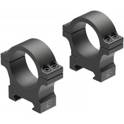 Leupold Open Range Cross-Slot Rings 30mm Md, Matte Blk - 180947