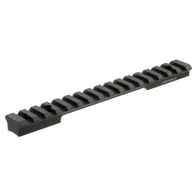 Leupold BackCountry Ruger American Short Action 7075 T6 Aluminum 1-Piece Cross-Slot Base, Matte Black - 171358