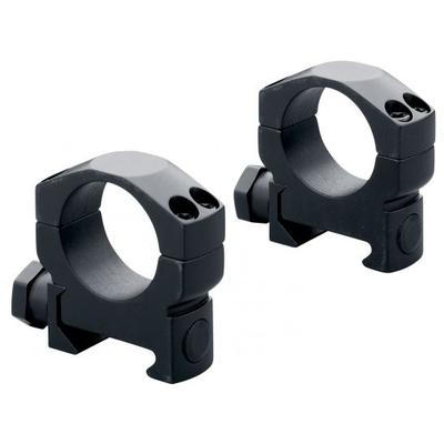 Leupold Mark 4 35mm High Aluminum Ring Mounts, Matte Black - 120180