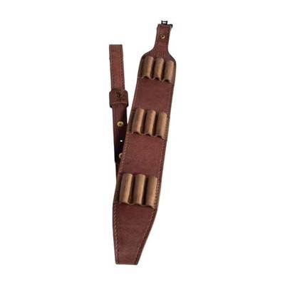 1791 Gunleather Hunt .44 Magnum Rifle Shell Carrier Ammo Sling, Oiled Brown