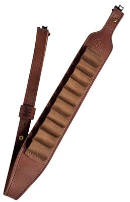 1791 Gunleather HNTASLRBRWA Hunt Ammo Sling Oiled Brown Leather 32