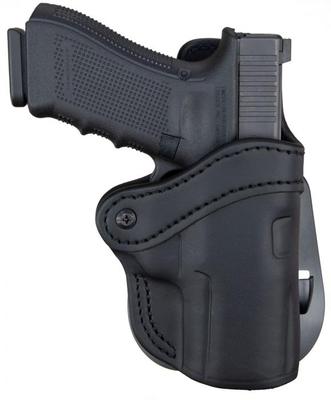 1791 Gunleather OR, Optics Ready Paddle Holster, Size 2.4S, Right Hand, Stealth Black, Leather OR-PDH-2.4S-SBL-R