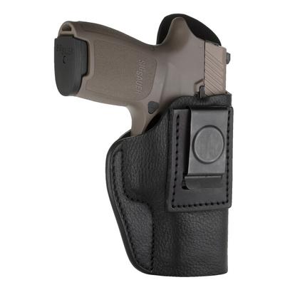 1791 Gunleather Smooth SCH-5 Multi-Fit IWB Concealment Holster for Large Compacts with Rails Semi Auto Pistols Right Hand Draw Leather Black