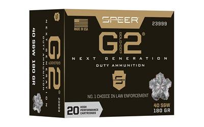 Speer Gold Dot G2 40 S&W 180 Grain 20 Round Box
