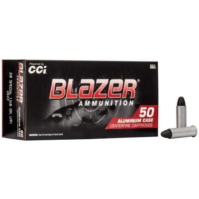 CCI Blazer 38 Special LRN Aluminum Case Ammunition 50rds - 3522