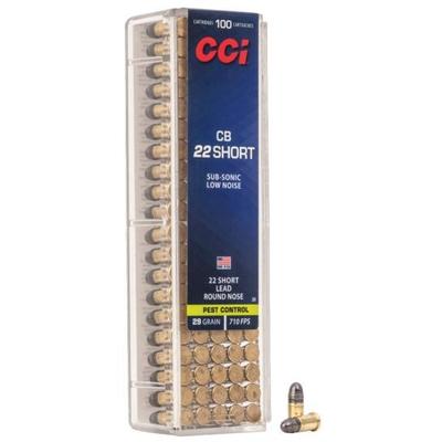 CCI .22 CB Short 29gr LRN Ammunition 100rds--0026